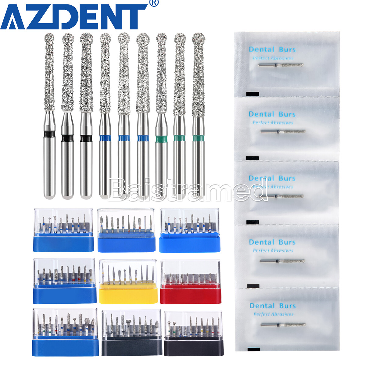 Dental Diamond Burs Composite Polishing /Endo Access Bur Open Preparing Pulp Bur