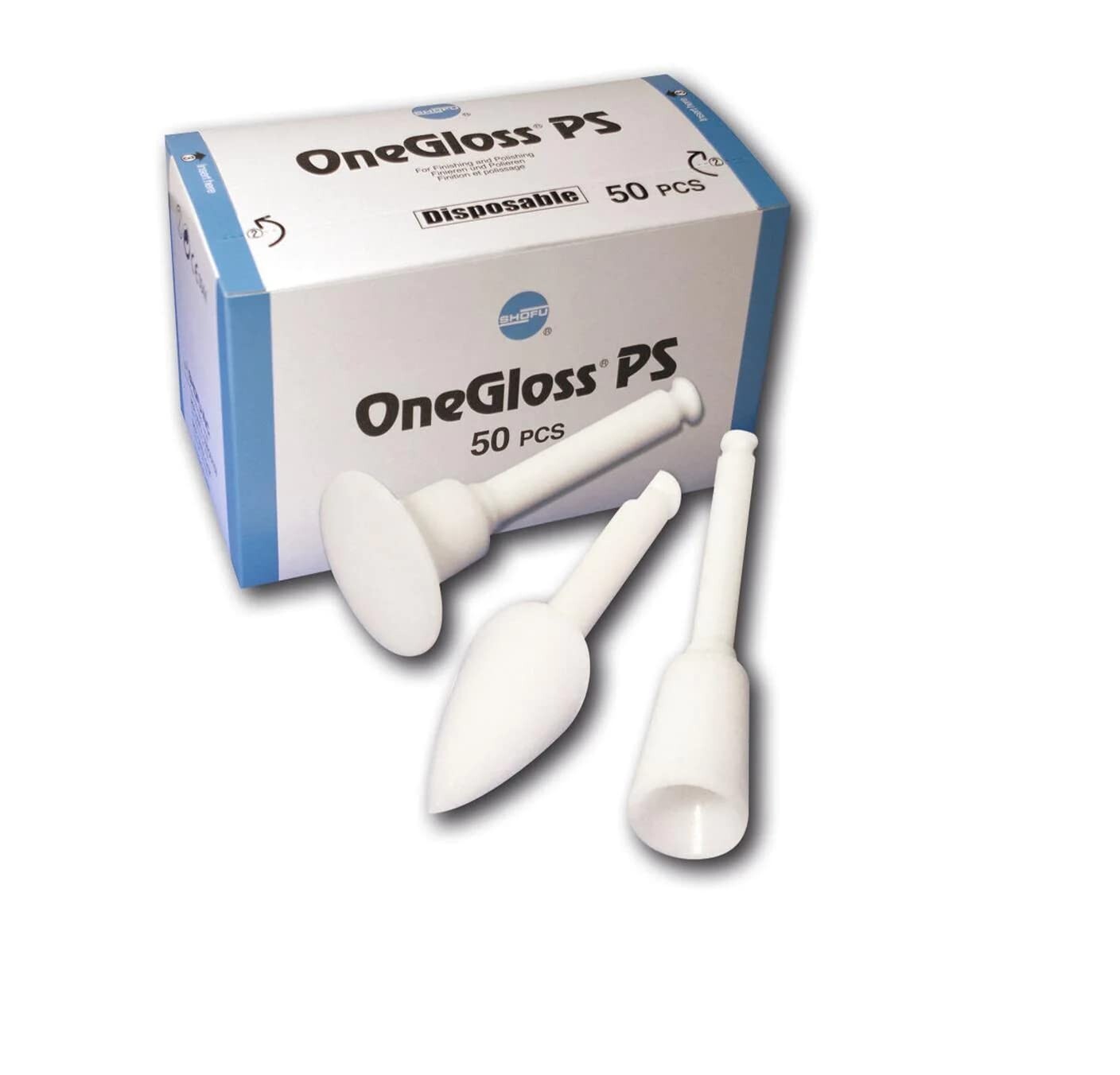 SHOFU OneGloss PS Assorted Kit Disposable For Finishing And Polishing 50/Pk