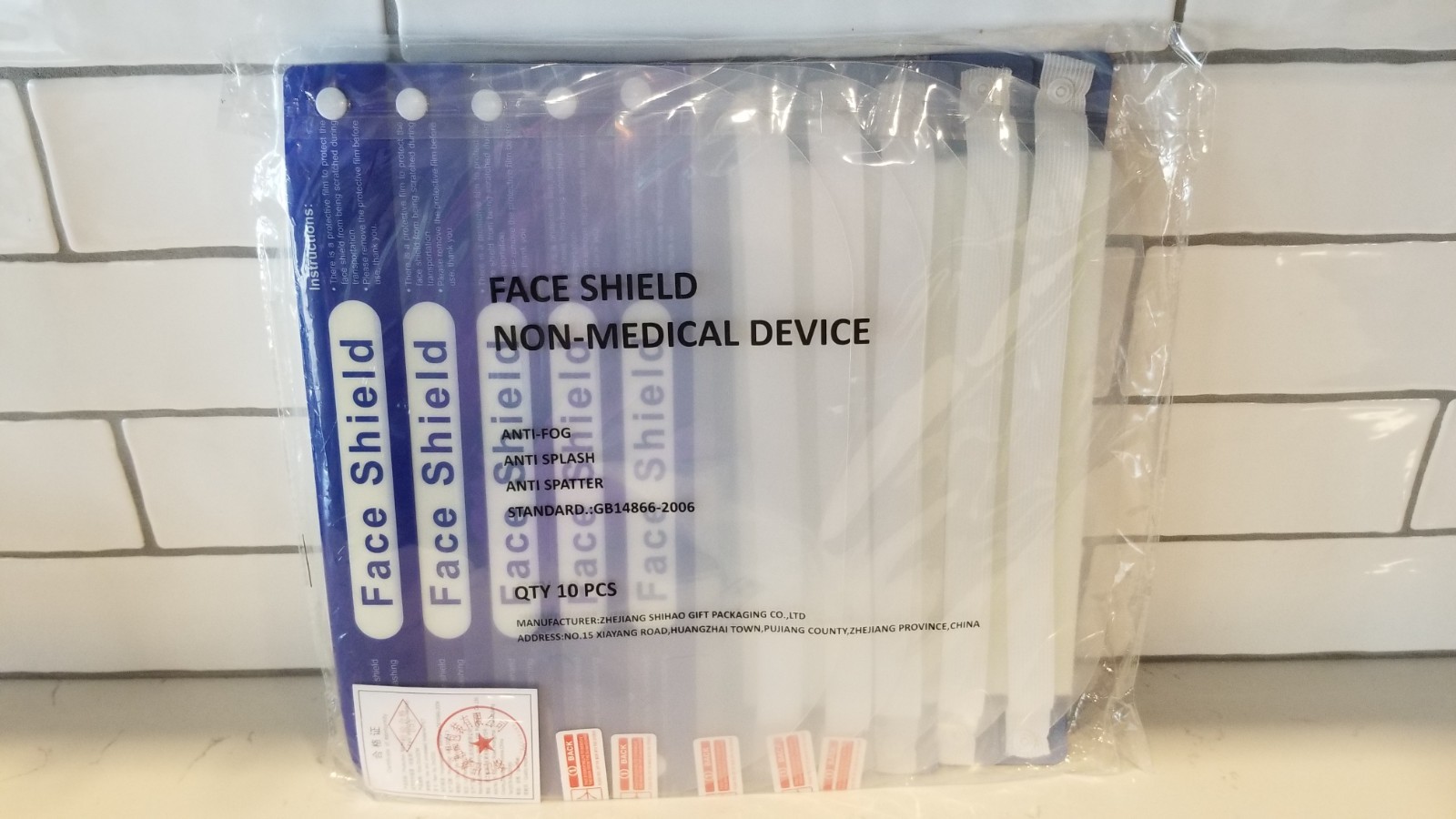 10 PCS Shield Mask Safety Full Face Reusable Washable Clear Protection Cover NEW