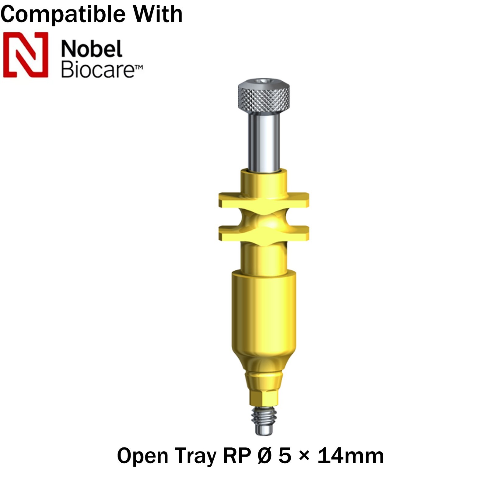 Dental Nobel Impression Coping Open Tray Conical Connection NP/RP Ø3.6/5.0mm