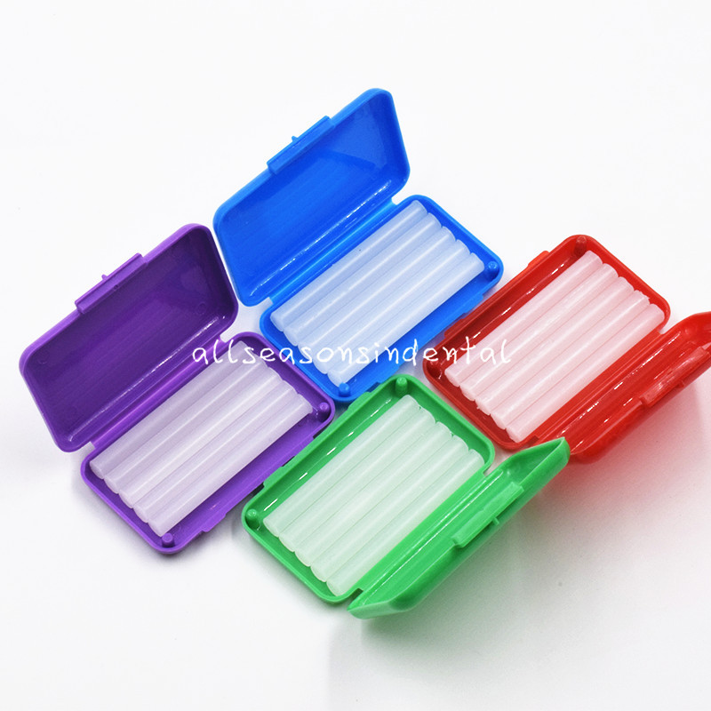 7 Pcs/Box Dental Teeth Oral Cleaning Care Orthodontic Kits Brush Floss 4 Colors