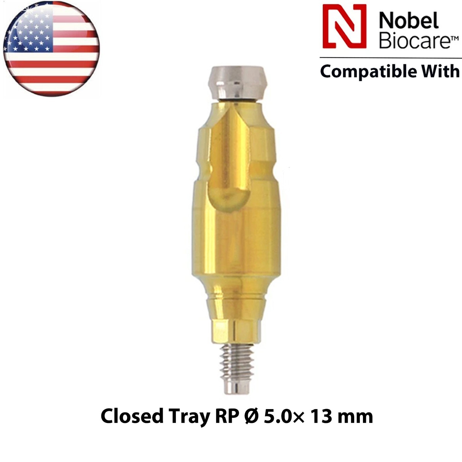 US Nobel Impression Transfer Coping Open/Closed Tray NP/RP Fit Nobel Biocare