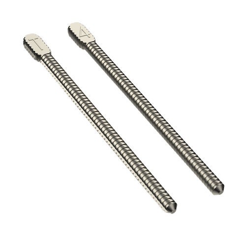 Parallel Sided Post Kit – Titanium #4, Red, Post Refill, 100/Pkg.