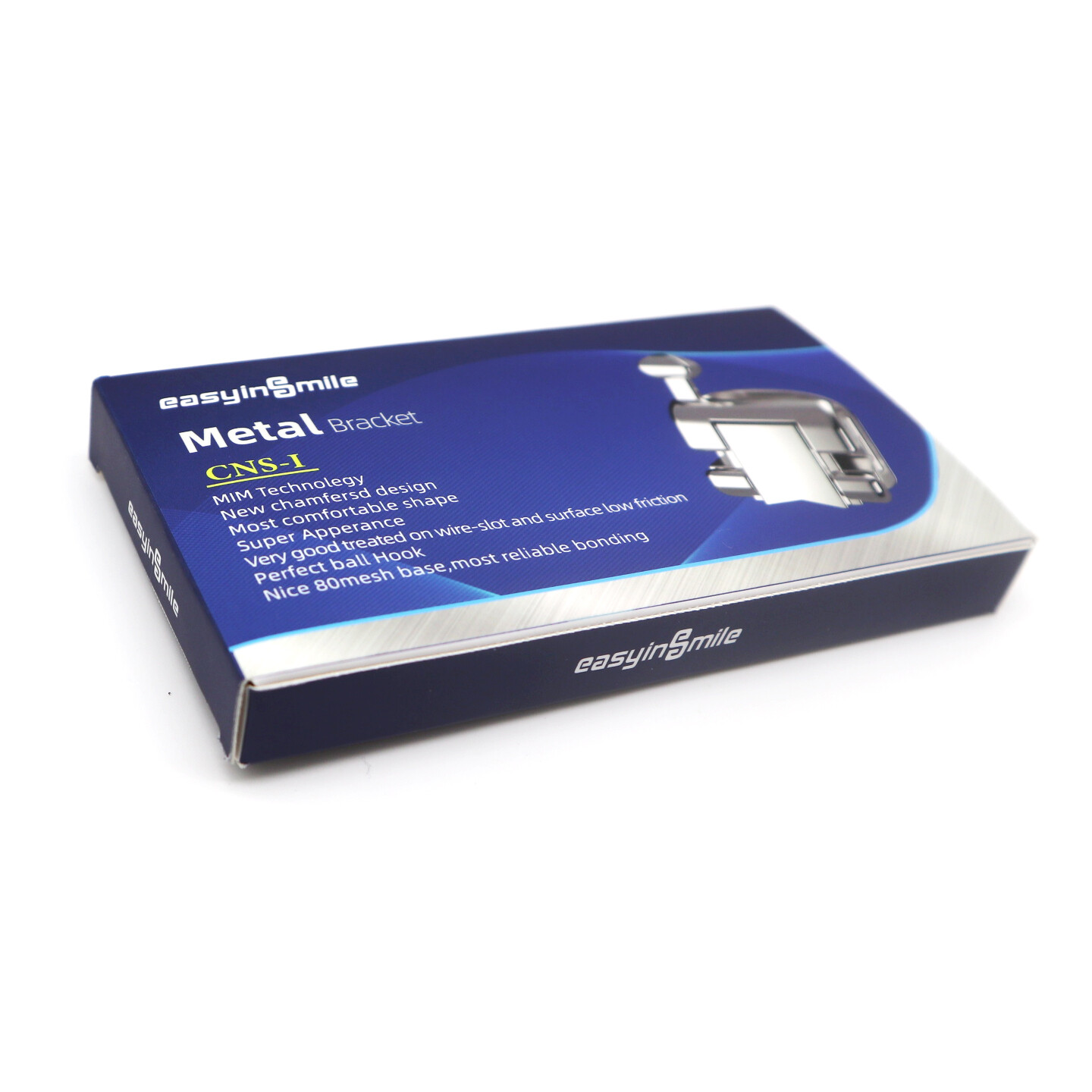 Orthodontic Metal Self-Ligating Brackets Dental MIM Braces ROTH/MBT .022 345Hook