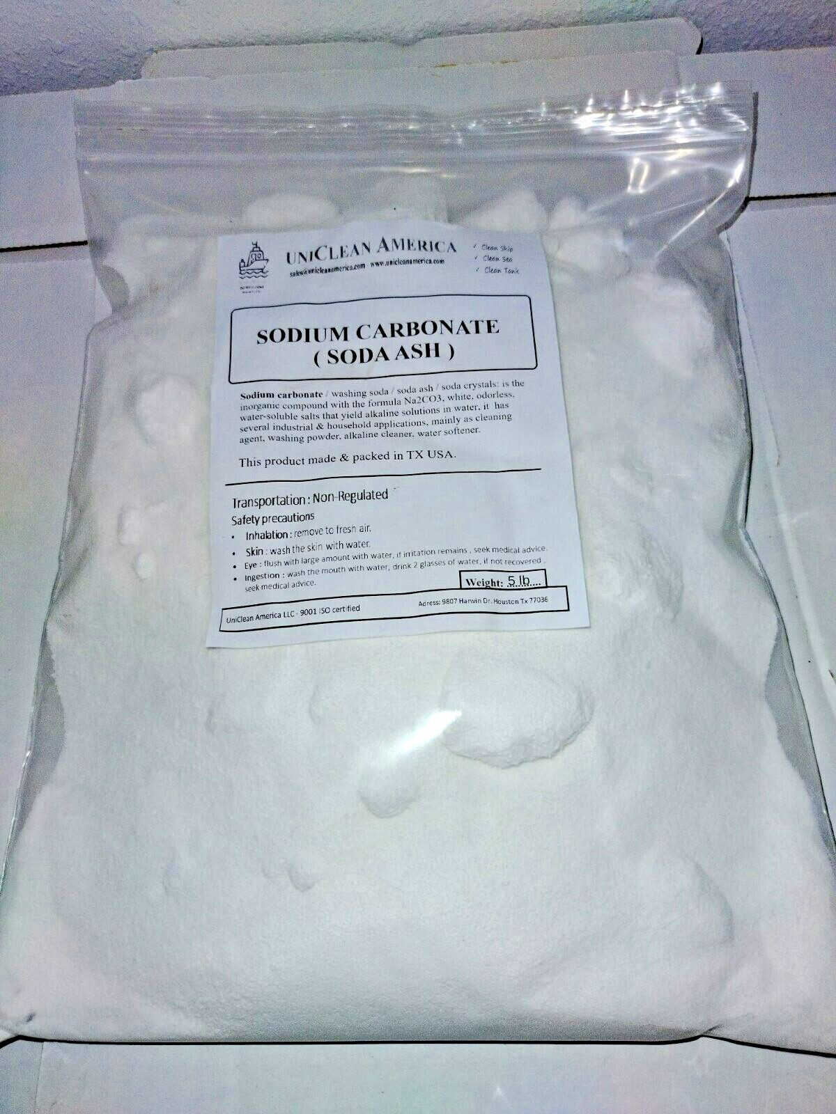 SODIUM CARBONATE – SODA ASH – HIGH PURITY