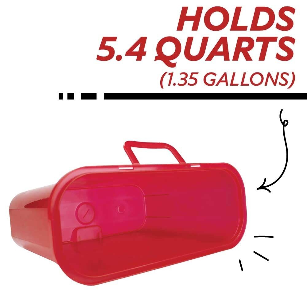 Heavy Duty Sharps Container for Home Use & Professional, 5.4 Quart (1-Pack)