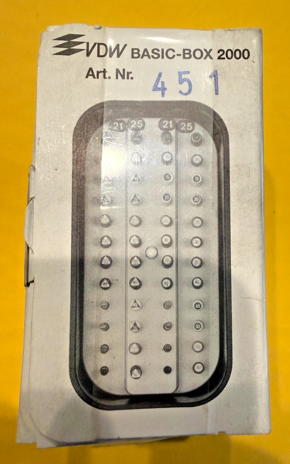 Dental Endo Organizer 48 Holes VDW BASIC-BOX 2000. Germany