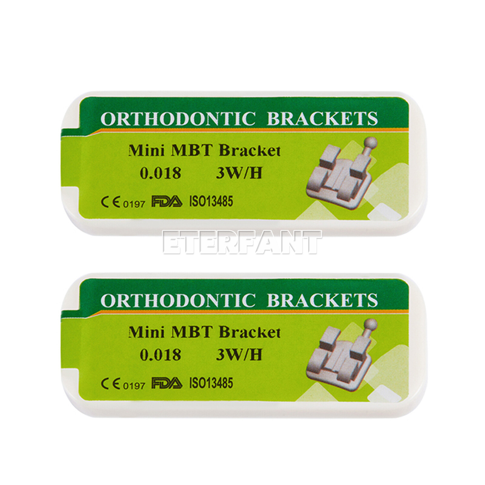ETERFANT Dental Ortho 1040PCs Ligature Ties Elastic Rubber Bands/Bracket Braces