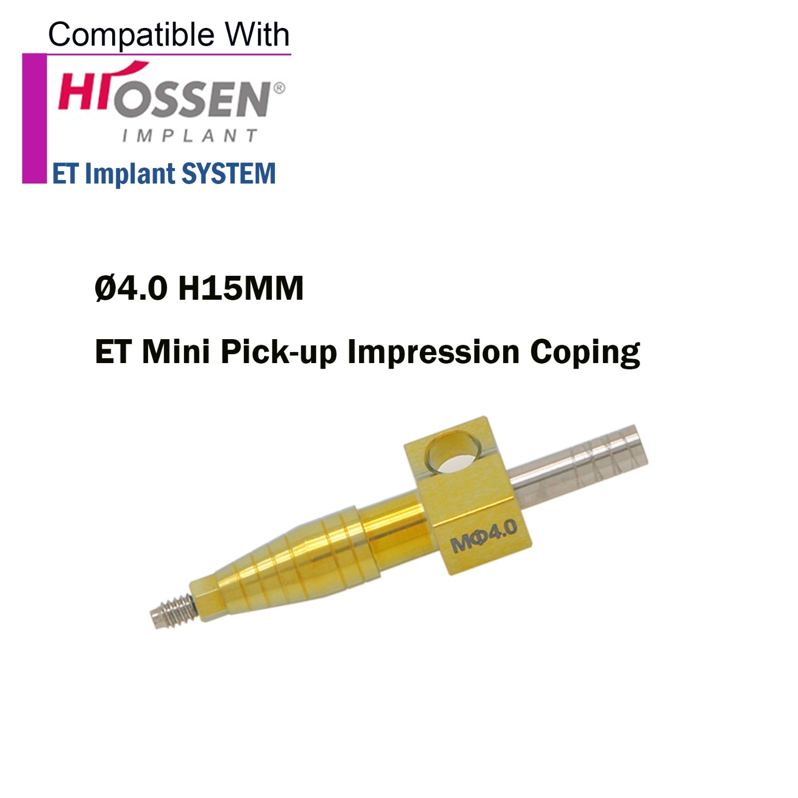 US Dental Fits Hiossen Osstem Scanbody Transfer Impression Coping Open Tray M/R