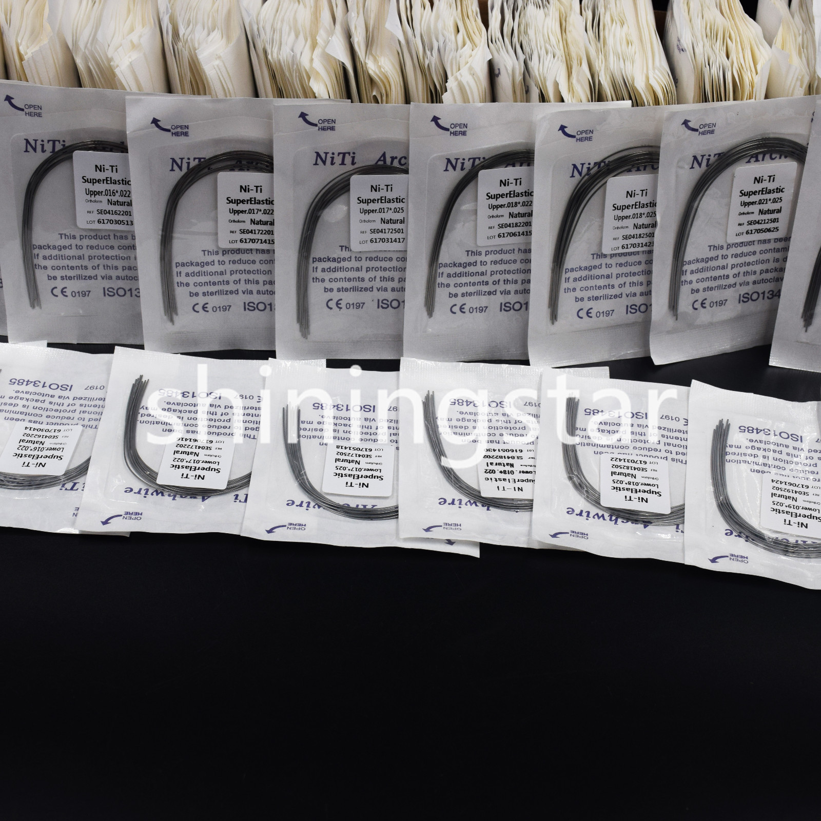 10 Pcs All Size Dental Orthodontic Super Elastic NITI Arch Wires Rectangular