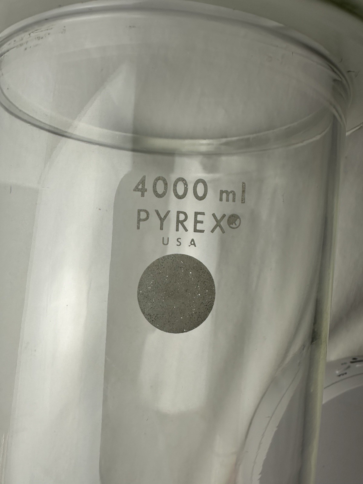 4000ml/4L Glass Pyrex Heavy Wall Reaction Kettle Flat Bottom Fantastic Condition