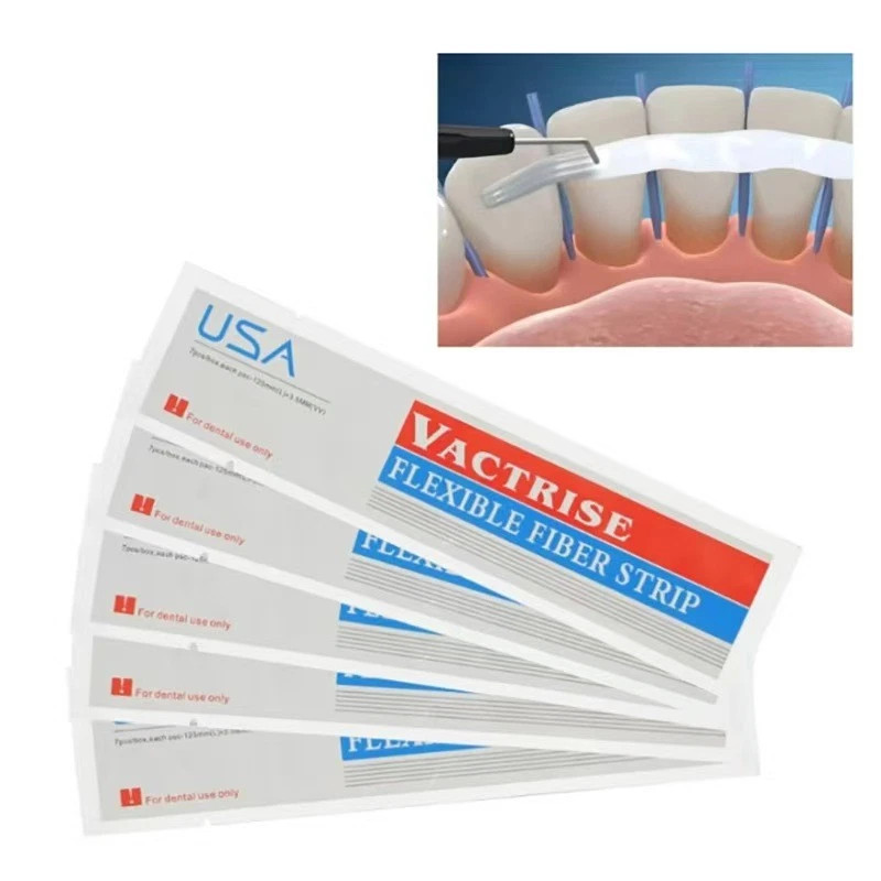 Dental Glass Fiber Splint Composite Resin Bonding Ribbon Flexible Fiber Strips