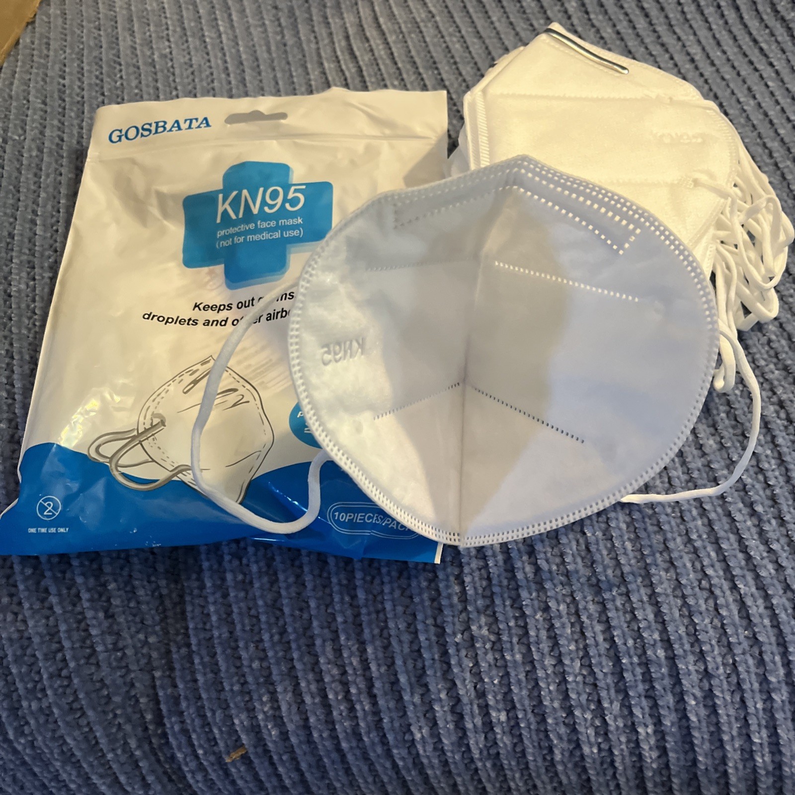 1000 Gosbata KN95 Disposable Masks Box Of 1000 NEW