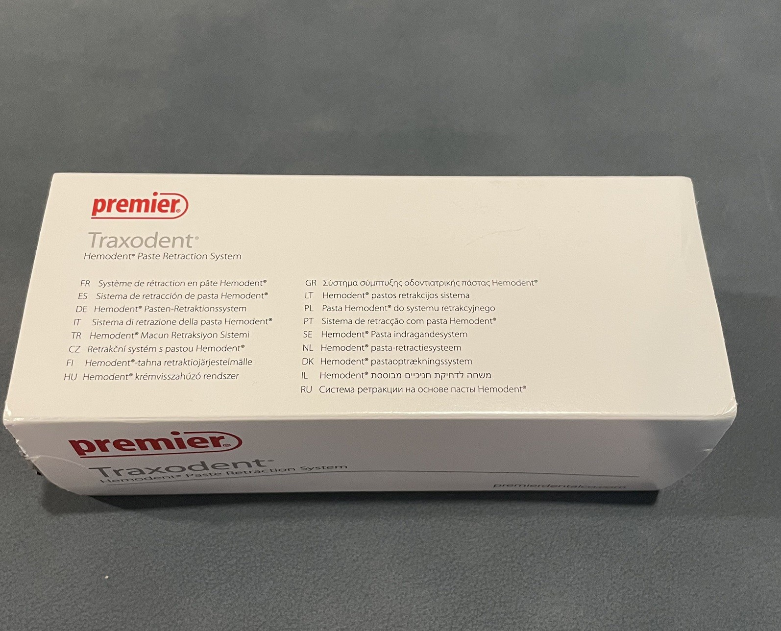 Traxodent Hemodent Paste Retraction System, 2 Starter Kits, 15 syringes + tips