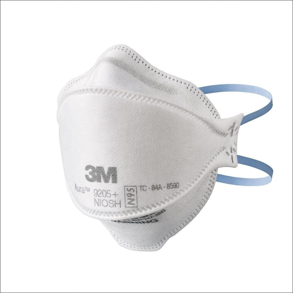 3M Aura N95 Particulate Respirator N95 Mask 9205PP-10-DC, 20 Masks