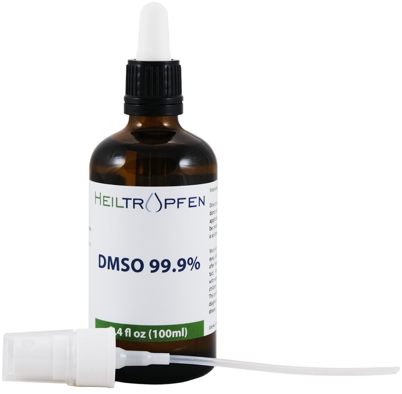 DMSO Dimethyl Sulfoxide 3.4 Oz | Pharma Grade, High Purity, Low Odor, Tested