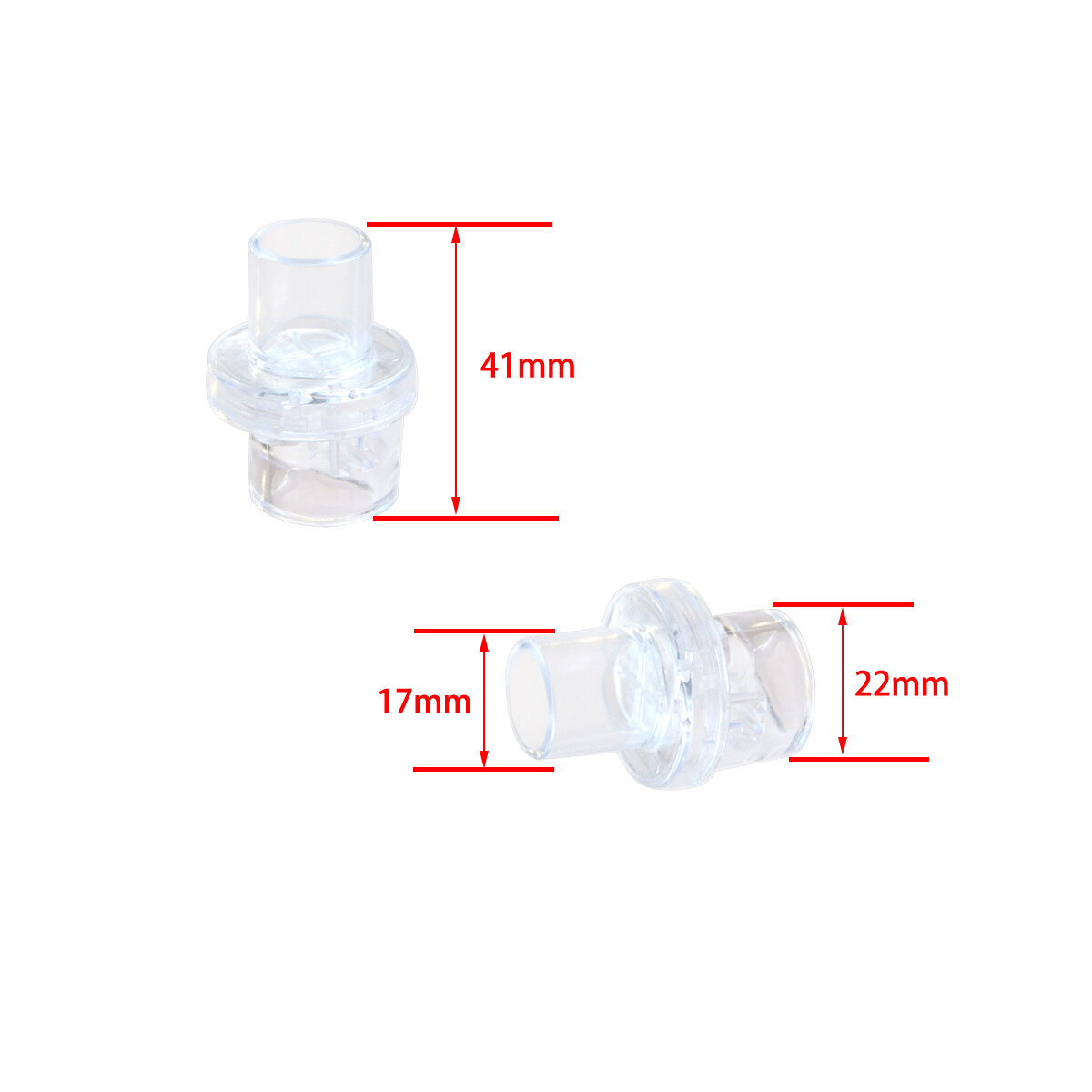 1000pcs/pack cpr One-Way Valve CPR Training Valves For CPR Pouch Face Shields