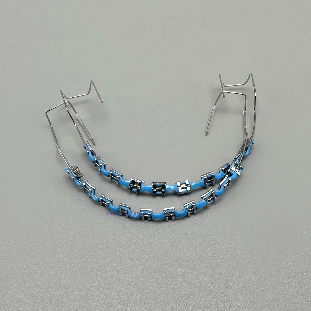 Dental Temporary Tooth Decoration Fake Bracket Orthodontic Power Chains Braces