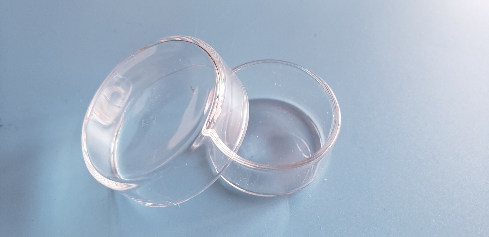 lab Glass Petri Dish Clear Borosillicate 35mm a set of 5 new