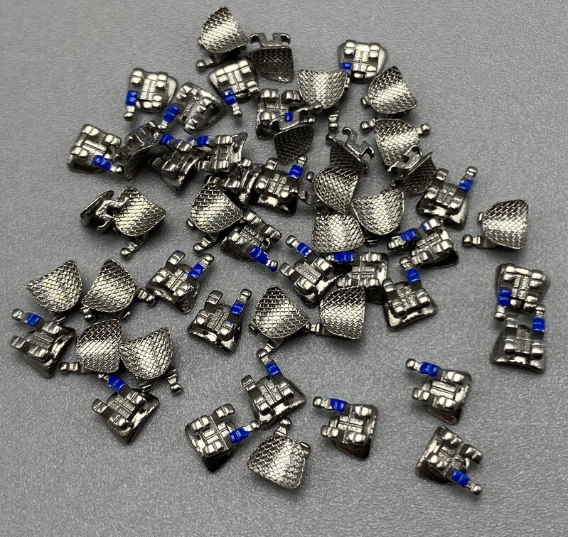 Dental Orthodontic Brackets Braces Standard MBT 022 Slot Hooks 345 Metal Bulk
