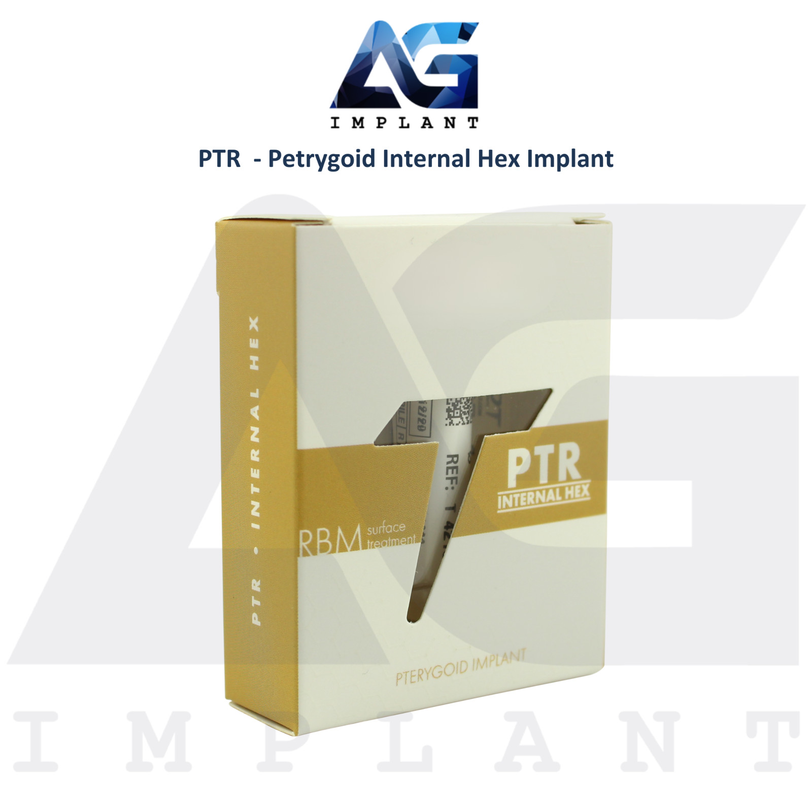 5 PTR – Petrygoid Int Hex Dental Fixture 2.42mm Connection System Ø4.2mm RBM