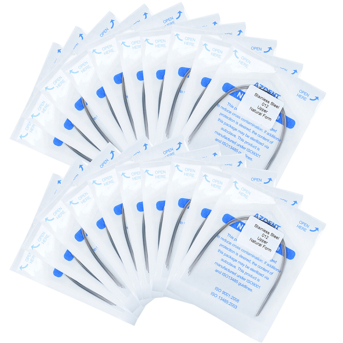Dental Orthodontic Natural Form Arch Wires Stainless Steel Round 10PCS/Pack HOT