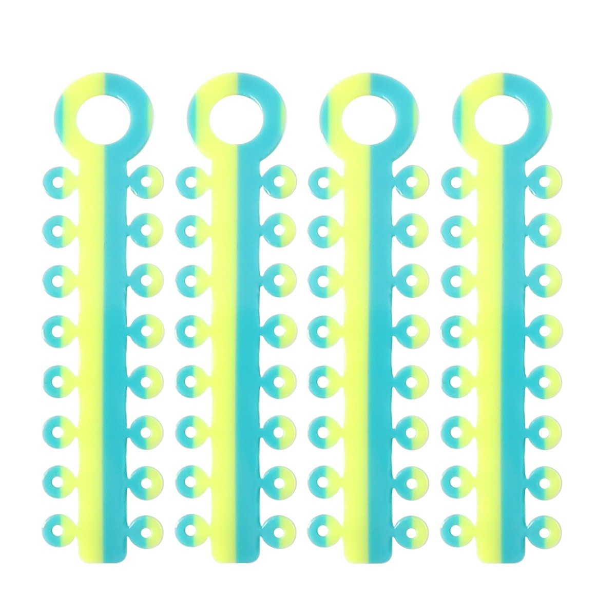 Dental Orthodontic Elastic Ligature Ties Rubber Bands Single/Double Color Brace