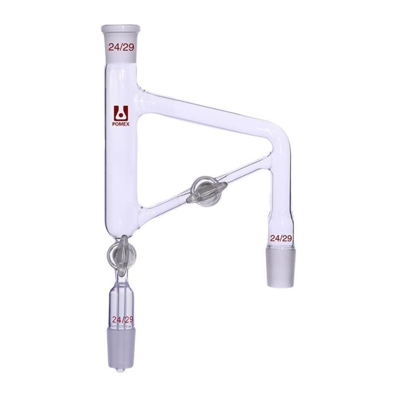 Lab Water Distributor Glass PTFE Stopcock Chemistry Laboratory Glassware