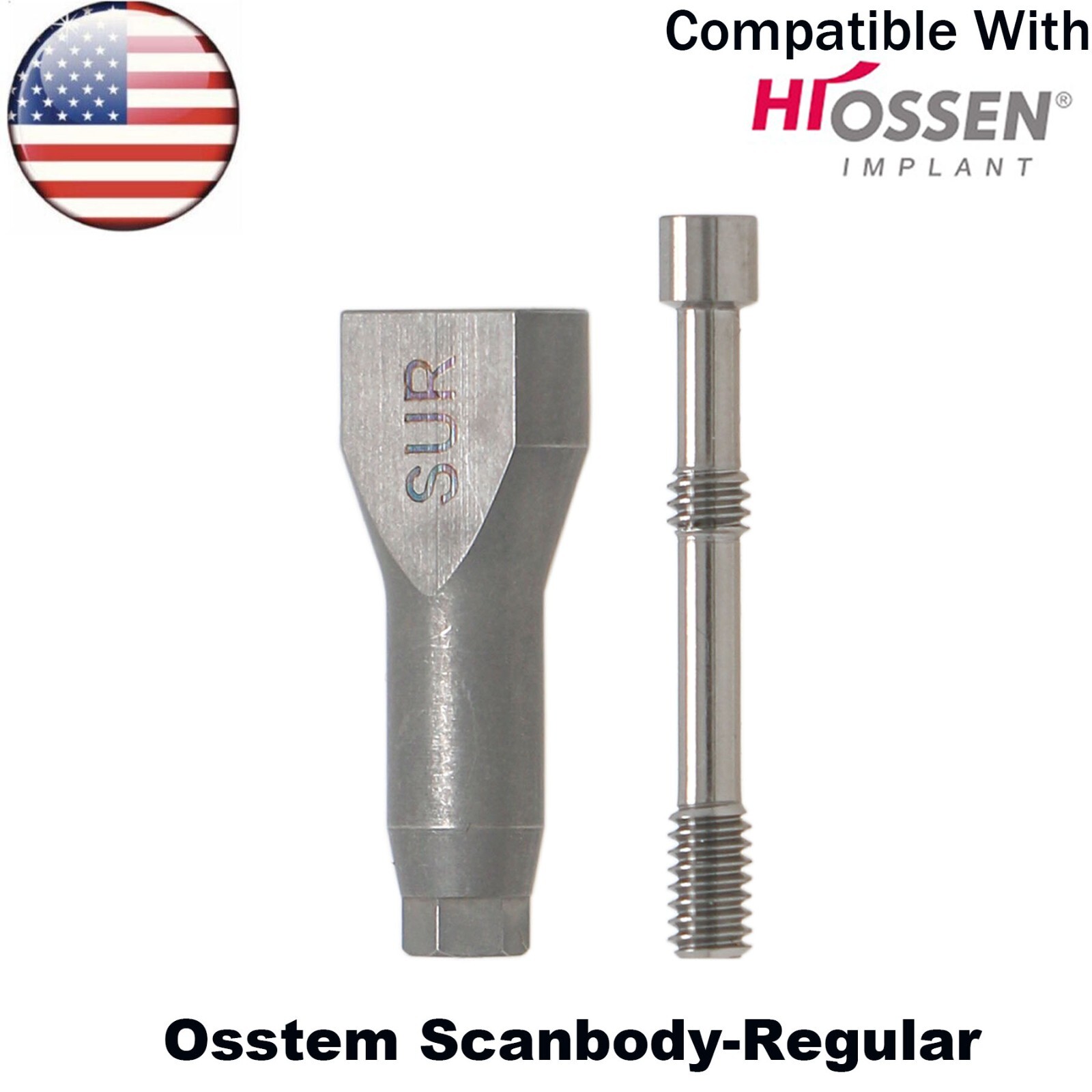 US Dental CAD/CAM Implant Scan Body Fits Hiossen Osstem ET Straumann ITI