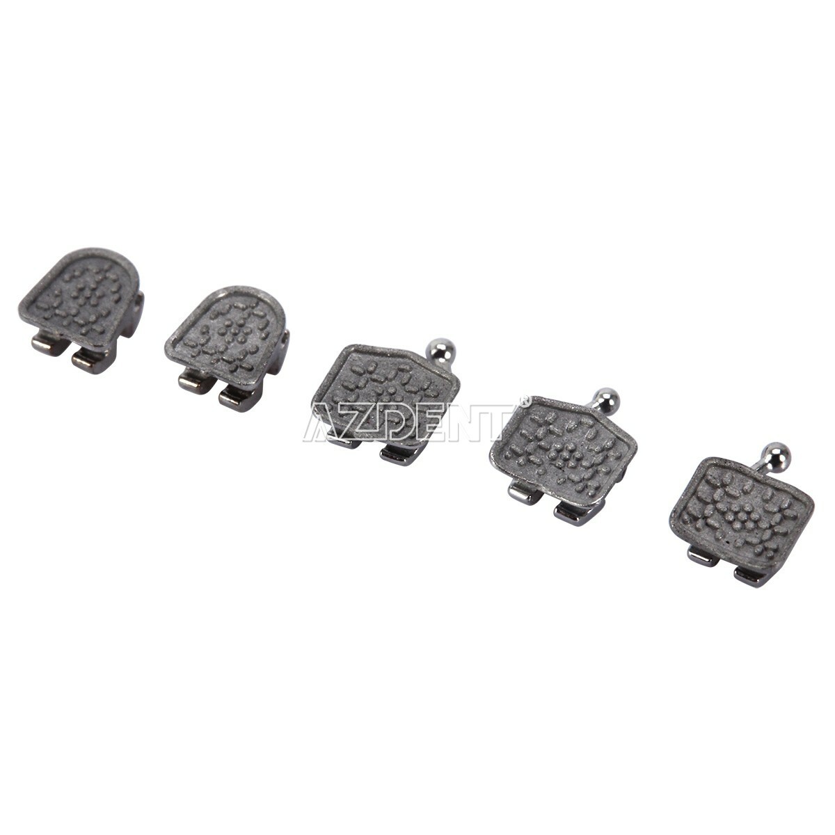 AZDENT Dental Orthodontic Brackets Braces MIM Monoblock Roth.022 Hook 3-4-5