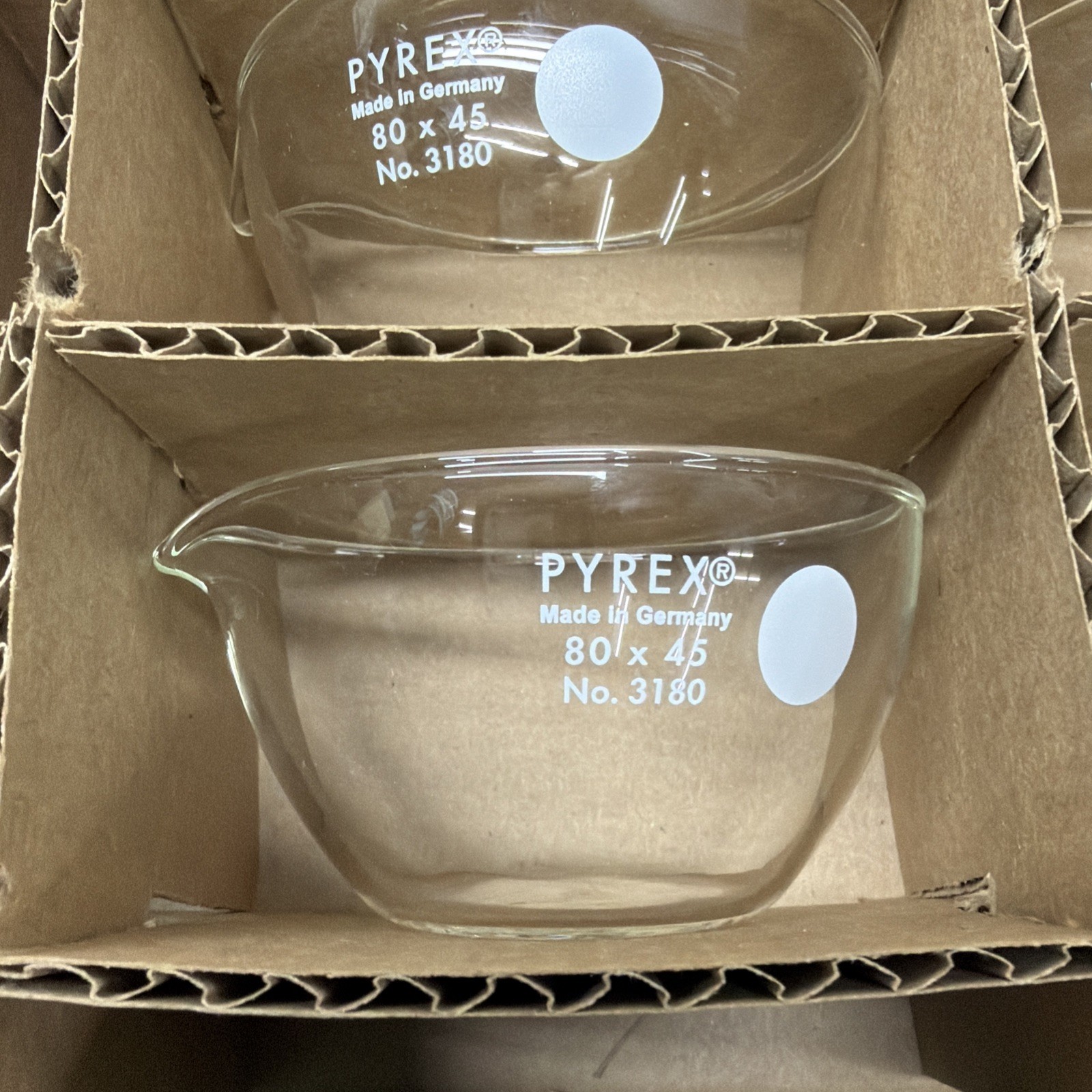 Corning Pyrex 3180-80 Glass Evaporating Dish 140ml Scientific Lab Supply