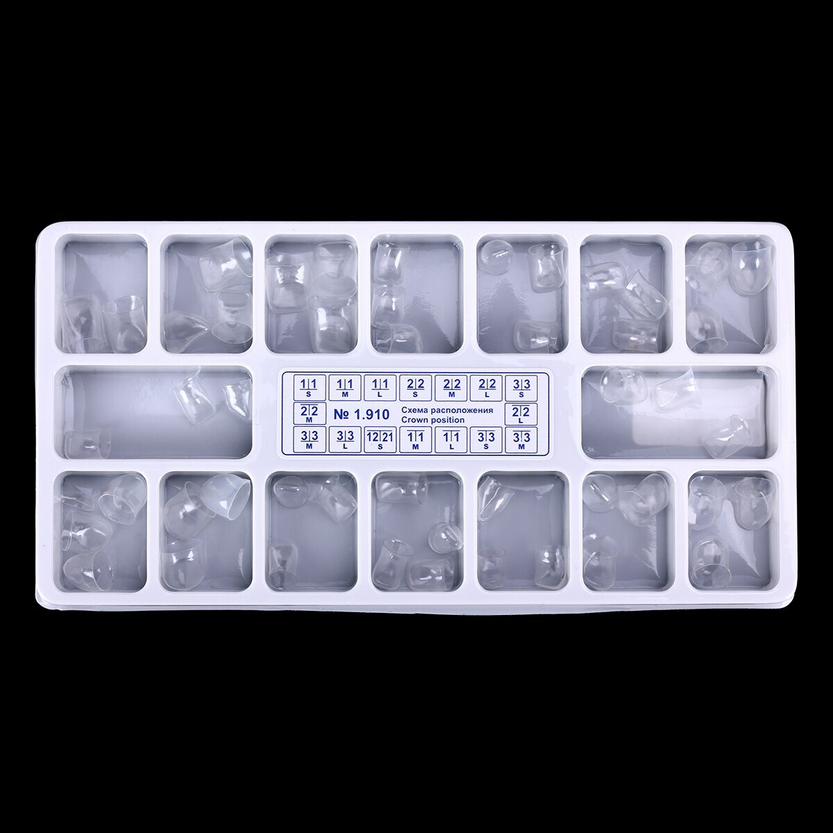 Anterior Transparent Crowns Dental Temporary Crown Adult Braces Pre-crowned