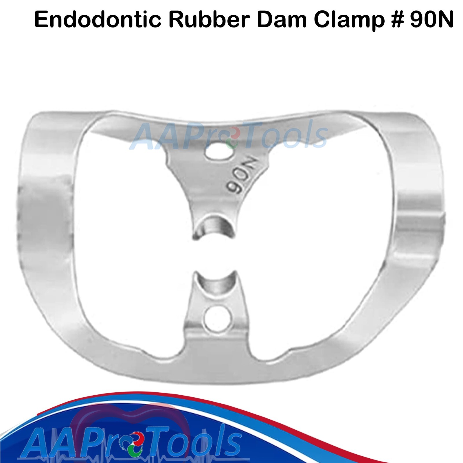 AA Pro: 2 pc Endodontic Rubber Dam Clamp # 90N Surgical Dental Instruments