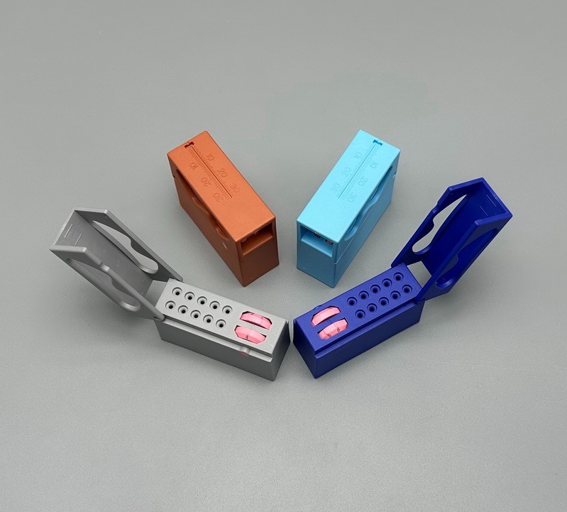 Dental Endo Files Disinfection Box 10/20 Holes Plastic Sterilization Box Tool