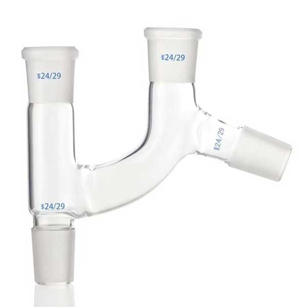 Glass Distillation Distilling Head Standard Joint Connector Chemistry Labware