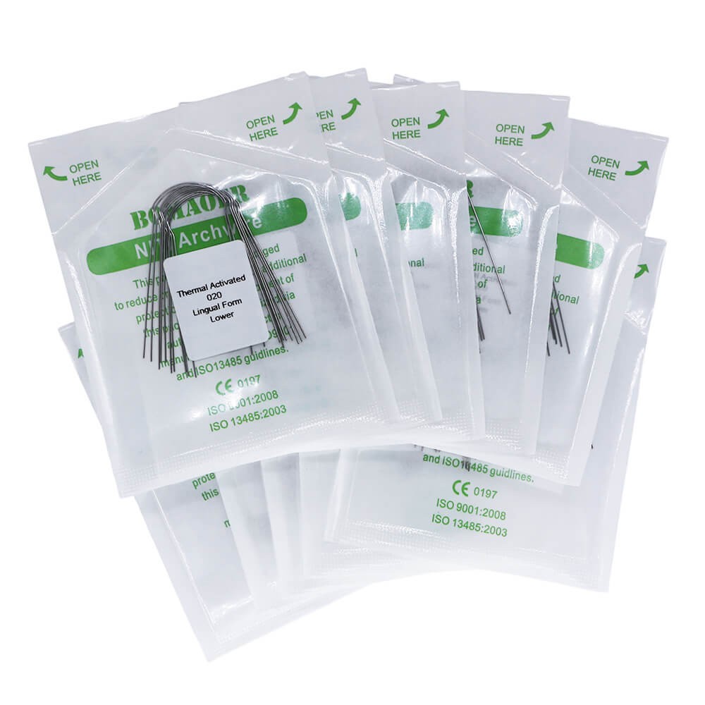 Dental orthodontic Lingual Heat Thermal Activated Arch Wires 0.12 Upper