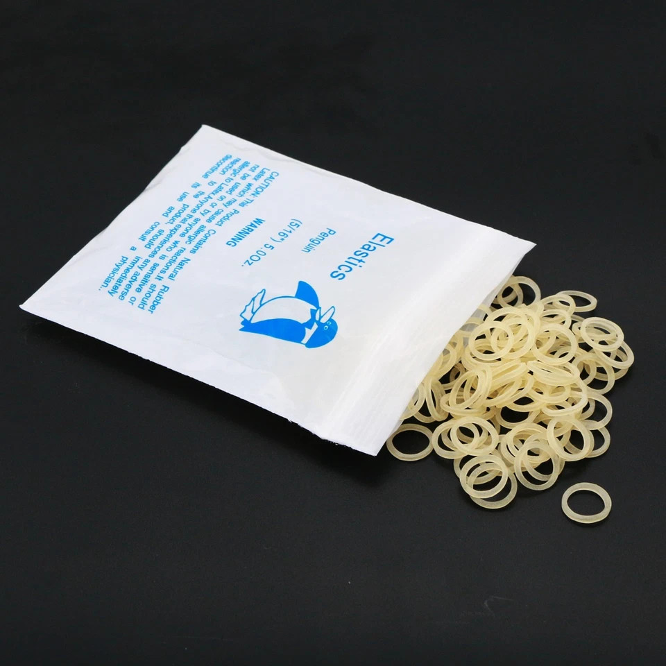 US Orthodontic 5.0Oz Elastics Braces Rubber Bands Latex Braces 1000/2000/3000Pcs