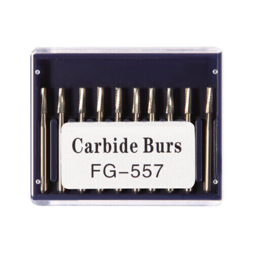 Dental Tungsten Carbide Bur FG Drill Round Type For High Speed Handpiece FG-557