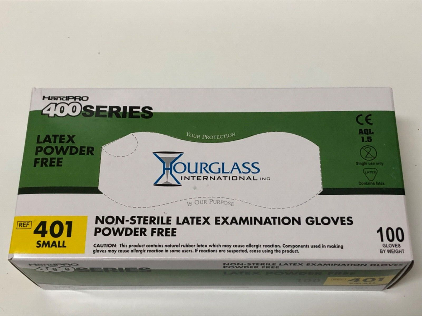 1000 Count Case – HandPRO 400 Latex Exam Gloves 6 Mil Heavy Duty Size Small