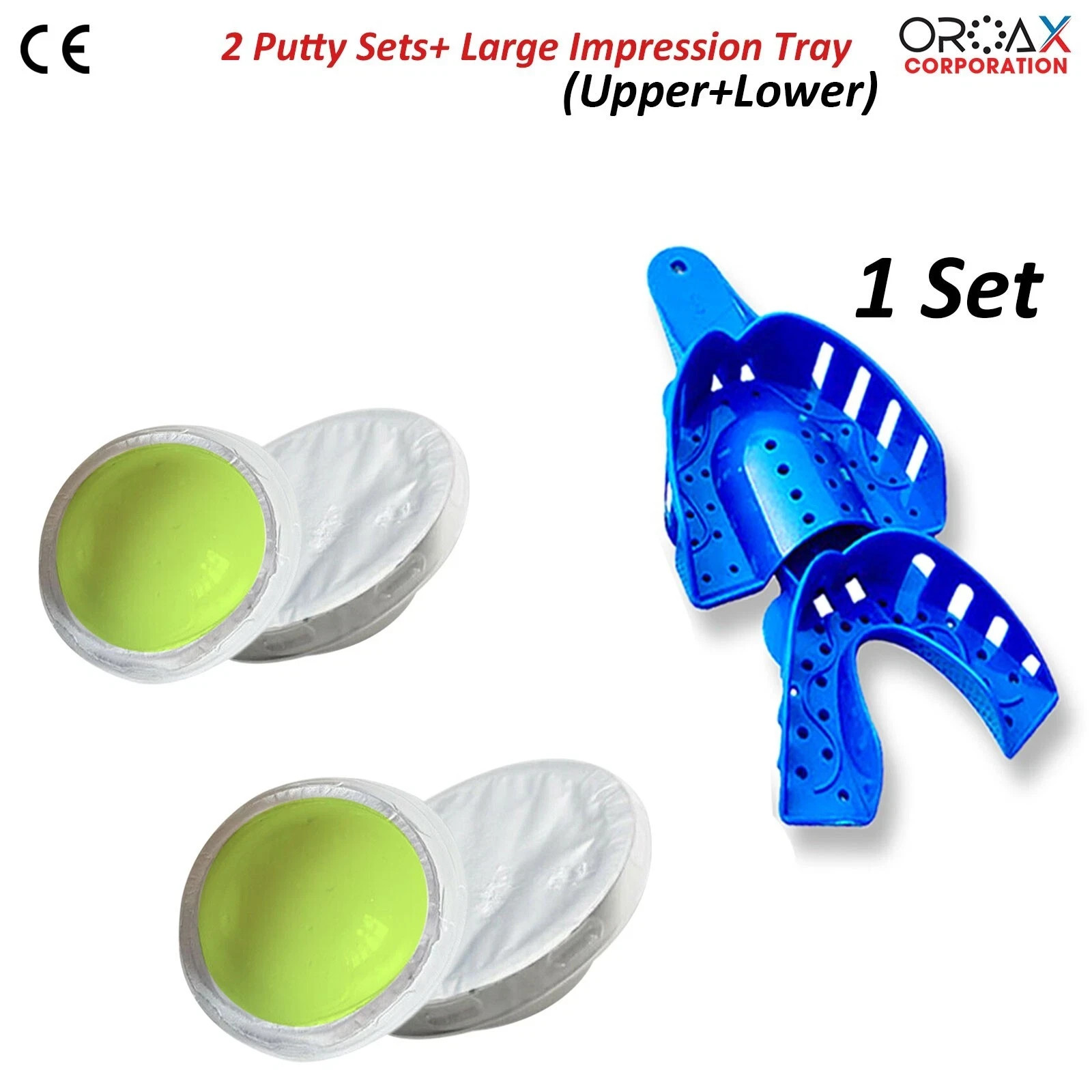 Dental Impression Kit – Hydrophilic Firmer Putty & Trays – Teeth Retainer Mold