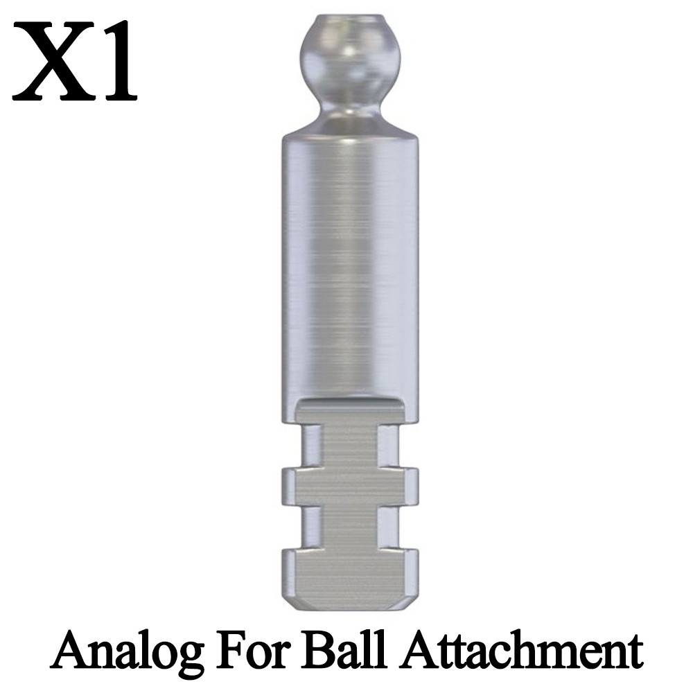 1pcs Dental Analog For Ball Attach ment Lab Fixture Prosthetic