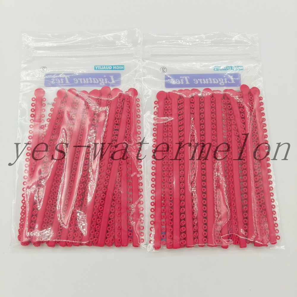 Dental Orthodontics Ligature Ties Elastics Rubber Bands O-ring 1000 Pcs/Bag