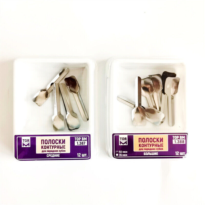 12/ Dental S.S Proximal Anterior Strips Matrices Matrix Band TOR VM 1.387/1.388