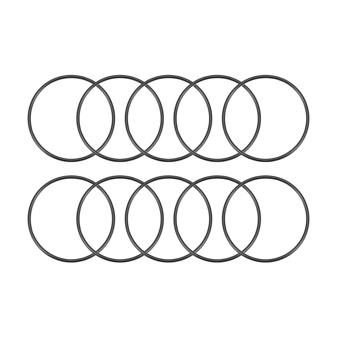 1.8mm Cross Section O-Rings NBR Nitrile Rubber 5.4 -133mm OD Oil Resistant Seals