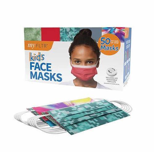 FLTR Kids General Use Face Mask, 30 Masks Includes 20 Adjustable Ear Loops. *A*