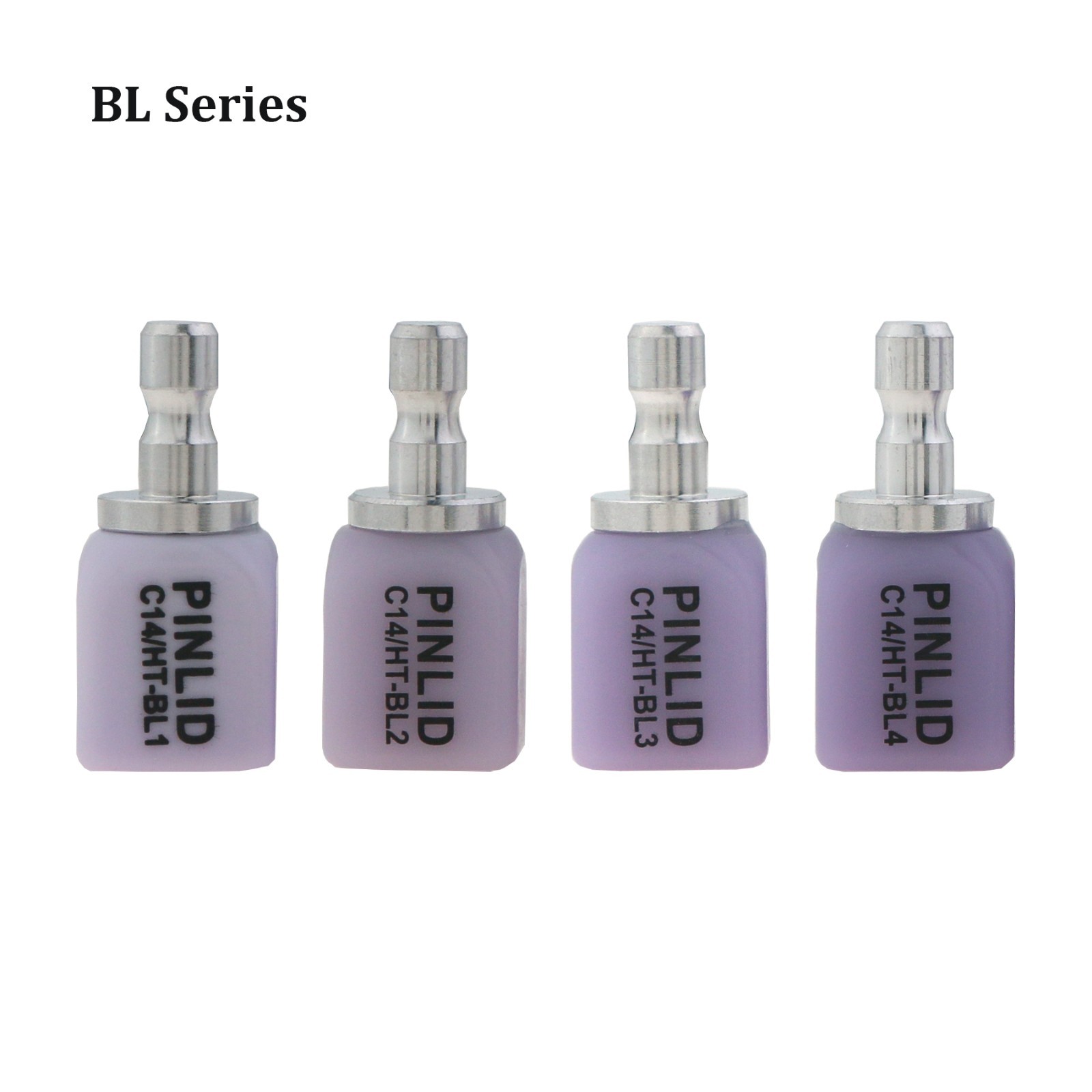 C14 HT/LT Dental Glass Ceramic Lithium Dislicate Emax CAD/CAM Cerec Blocks 5Pcs