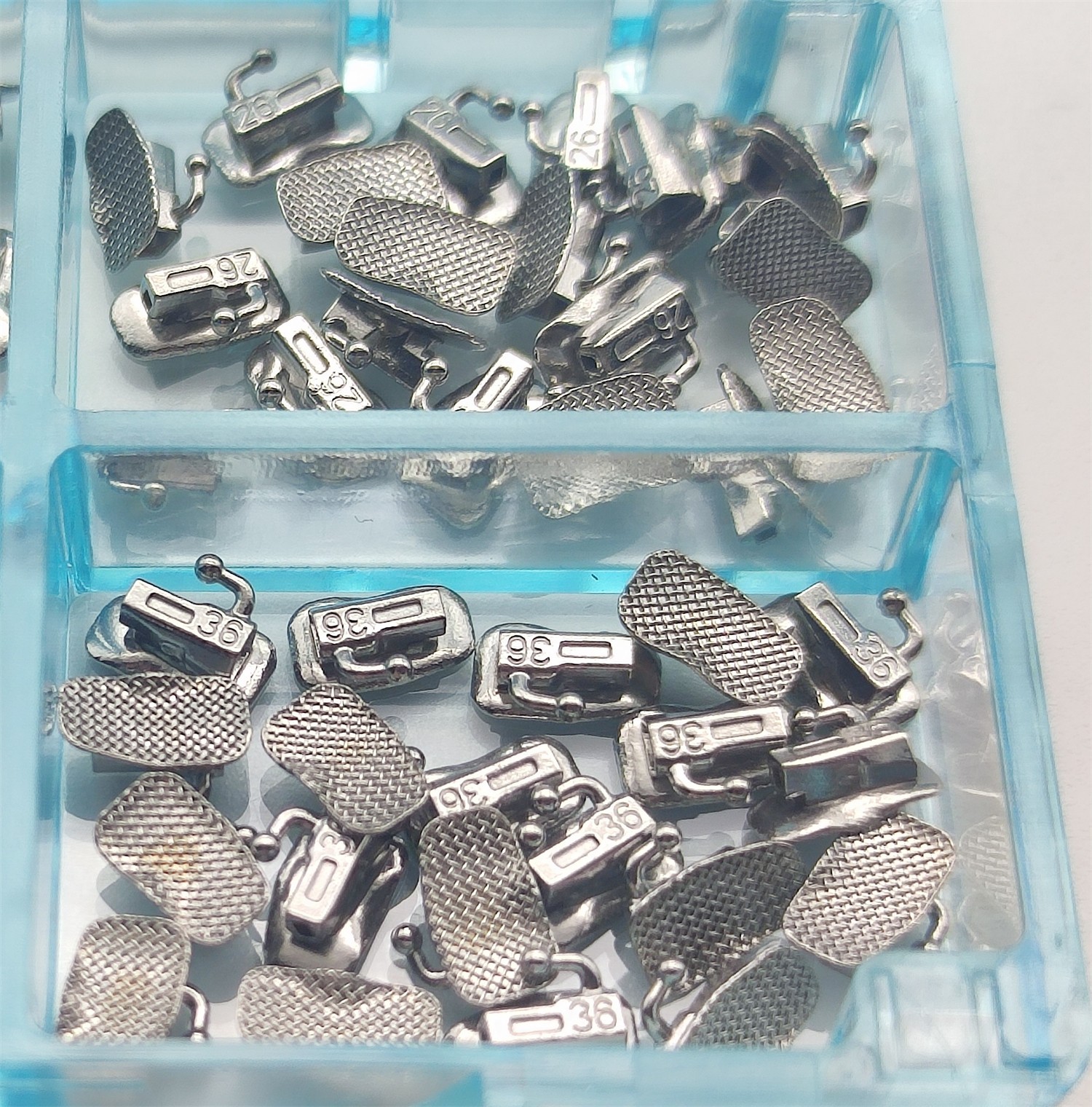 80Pcs Dental Orthodontic Sgl Buccal Tubes 1st Molar Tube Roth .022 Bonding CE