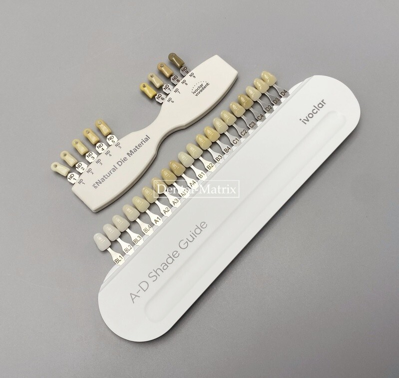 Ivoclar Vivadent Dental Teeth Bleaching Shade Guide ND 9 A-D 20 IPS Natural Die