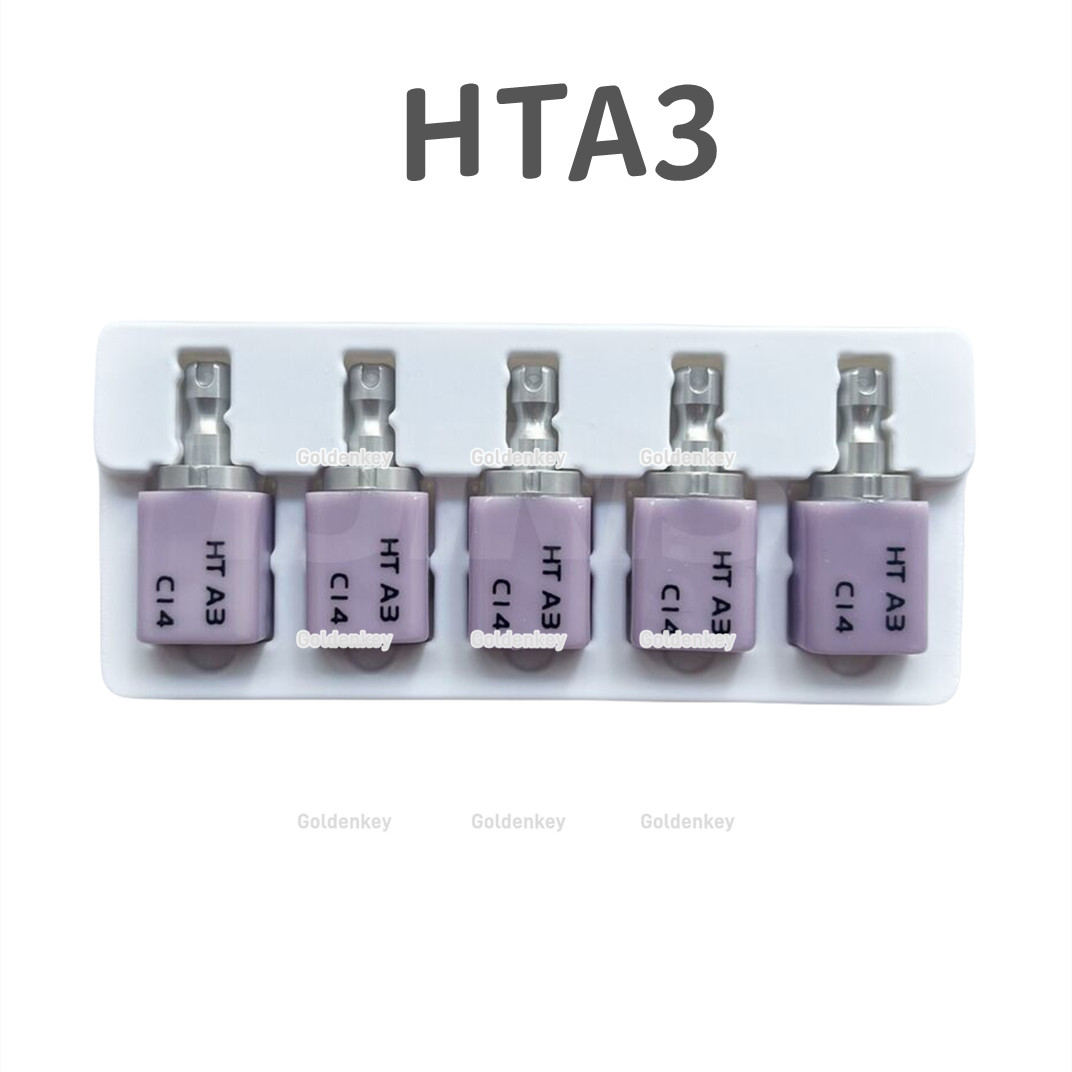 High Transparency Dental Glass Ceramic Liithium Disslicate Blocks C14 CAD