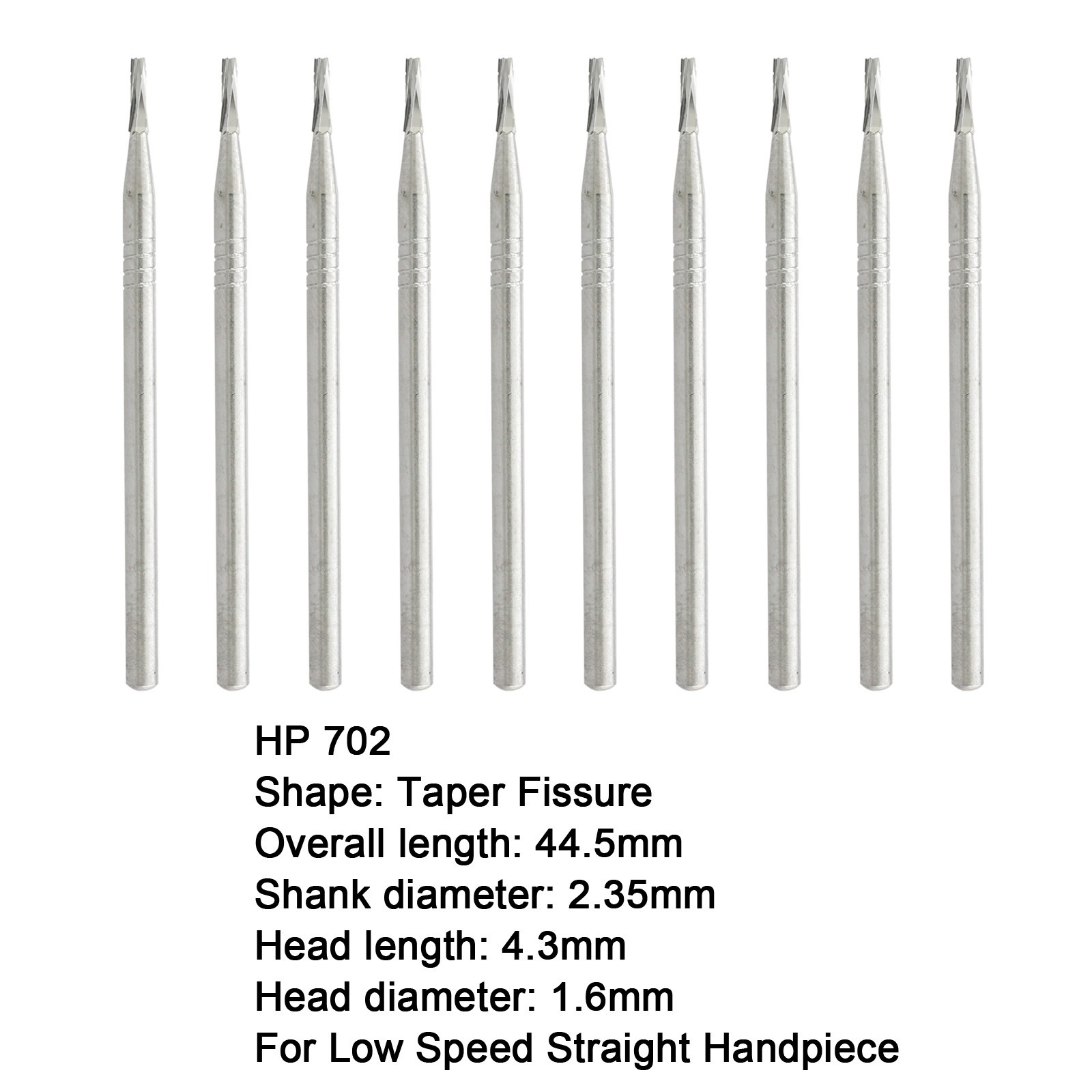Wave Dental Burs Carbide HP 699 698 702L 703 44.5mm Long Straight Handpiece Bur